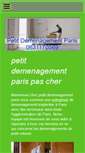 Mobile Screenshot of petit-demenagement-paris.com